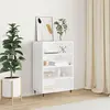 Image de vidaXL Highboard blanc 57x35x90 cm Bois composite