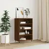 Image de vidaXL Highboard brun imitation chêne 57x35x90 cm Matériau dérivé du bois