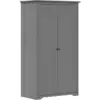 Image de vidaXL Armoire BODO Gris 99x53,5x173 cm Pin massif