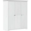 Image de vidaXL Armoire BODO blanc 146x53,5x173 cm Pin massif