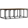 Image de vidaXL Table basse chêne fumé 100x50x35,5 cm Bois composite