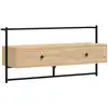 Image de vidaXL Armoire TV murale chêne Sonoma 100,5x30x51 cm Matériau dérivé du bois