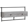 Image de vidaXL Armoire TV murale Gris Sonoma 100,5x30x51 cm Bois composite