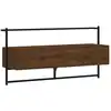 Image de vidaXL Armoire TV murale Chêne brun 100,5x30x51 cm Bois composite