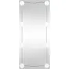 Image de vidaXL Miroir mural avec lampes LED 50x100 cm Verre Rectangulaire