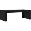 Image de vidaXL Table basse noire 102x50x36 cm Bois composite