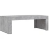 Image de vidaXL Table basse gris béton 102x50x36 cm Bois composite