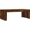Image de vidaXL Table basse chêne fumé 102x50x36 cm bois composite