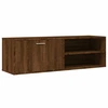 Image de vidaXL Armoire TV marron imitation chêne 120x34x37 cm Bois composite