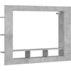 Image de vidaXL Armoire TV gris béton 152x22x113 cm Bois composite