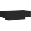 Image de vidaXL Table basse noire 100x49,5x31 cm Bois composite