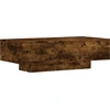 Image de vidaXL Table basse chêne fumé 100x49,5x31 cm Bois composite