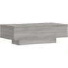 Image de vidaXL Table basse Gris Sonoma 100x49,5x31 cm Bois composite