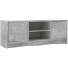 Image de vidaXL Armoire TV gris béton 102x30x37,5 cm Bois composite