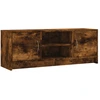 Image de vidaXL Armoire TV chêne fumé 102x30x37,5 cm Bois composite