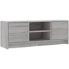 Image de vidaXL Armoire TV Gris Sonoma 102x30x37,5 cm Bois composite