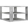 Image de Table basse gris béton 59,5x59,5x40 cm bois composite