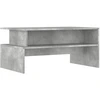 Image de vidaXL Table basse gris béton 90x55x42,5 cm Bois composite