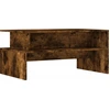 Image de vidaXL Table basse chêne fumé 90x55x42,5 cm Bois composite