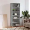 Image de vidaXL Highboard gris béton 69,5x32,5x180 cm Bois composite
