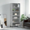 Image de vidaXL Highboard gris béton 69,5x32,5x180 cm Bois composite