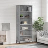 Image de vidaXL Highboard gris béton 69,5x32,5x180 cm Bois composite