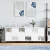Image de vidaXL Sideboards 3 pcs. Blanc Bois composite
