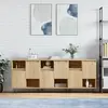 Image de vidaXL Sideboards 3 pcs. chêne Sonoma bois composite