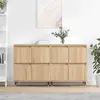 Image de vidaXL Sideboards 2 pcs. chêne Sonoma bois composite