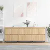 Image de vidaXL Sideboards 3 pcs. chêne Sonoma bois composite