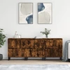 Image de vidaXL Sideboards 3 pcs. Chêne fumé Bois composite