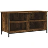 Image de vidaXL Armoire TV chêne fumé 100x40x50 cm Bois composite