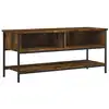 Image de vidaXL Armoire TV chêne fumé 100x35x45 cm Bois composite