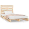 Image de vidaXL Lit en bois massif 90x190 cm pin