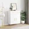 Image de vidaXL Sideboard Blanc 69,5x34x90 cm Bois composite