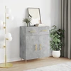 Image de vidaXL Sideboard gris béton 69,5x34x90 cm Bois composite