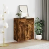Image de vidaXL Sideboard chêne fumé 69,5x34x90 cm bois composite