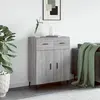 Image de vidaXL Sideboard Gris Sonoma 69,5x34x90 cm Matériau dérivé du bois