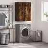 Image de vidaXL Armoire murale chêne fumé 69,5x34x90 cm