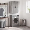 Image de vidaXL Armoire murale Gris Sonoma 69,5x34x90 cm