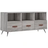 Image de vidaXL Armoire TV Gris Sonoma 102x36x50 cm Bois composite