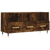 Image de vidaXL Armoire TV chêne fumé 102x36x50 cm Bois composite