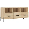 Image de vidaXL Armoire TV Chêne Sonoma 102x36x50 cm Bois composite