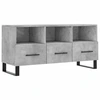 Image de vidaXL Armoire TV gris béton 102x36x50 cm Bois composite