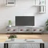 Image de vidaXL Armoire TV Gris Sonoma 150x36x30 cm Bois composite