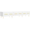 Image de vidaXL Armoire TV Blanc 150x36x30 cm Bois composite