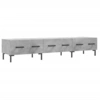 Image de vidaXL Armoire TV gris béton 150x36x30 cm Bois composite