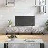 Image de vidaXL Armoire TV gris béton 150x36x30 cm Bois composite