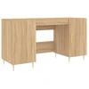 Image de vidaXL Bureau Chêne Sonoma 140x50x75 cm Bois composite