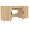 Image de vidaXL Bureau Chêne Sonoma 140x50x75 cm Bois composite